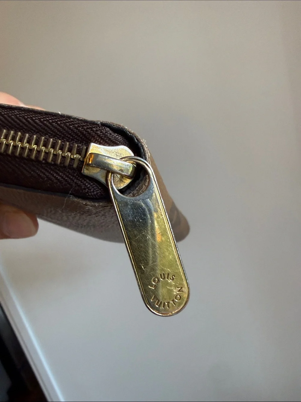 LOUIS VUITTON Giant Monogram Reverse Zippy Wallet